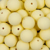 close up of a pile of 20mm Light Yellow Matte 