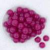 Top view of a pile of 20mm Raspberry Pink 