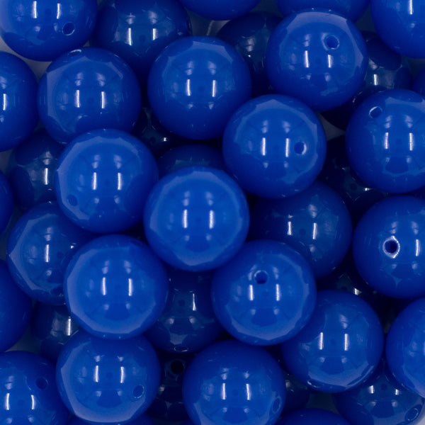 close up view of a pile of 20mm Royal Blue 