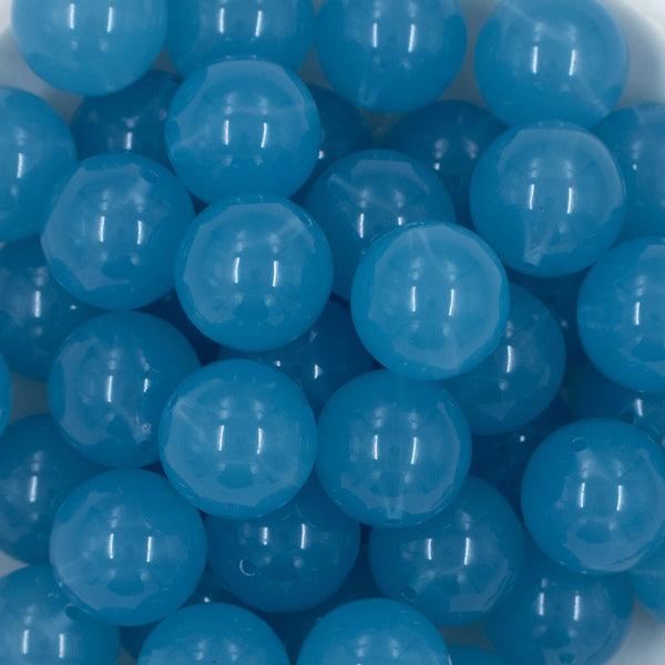 close up view of a pile of 20mm Sky Blue 