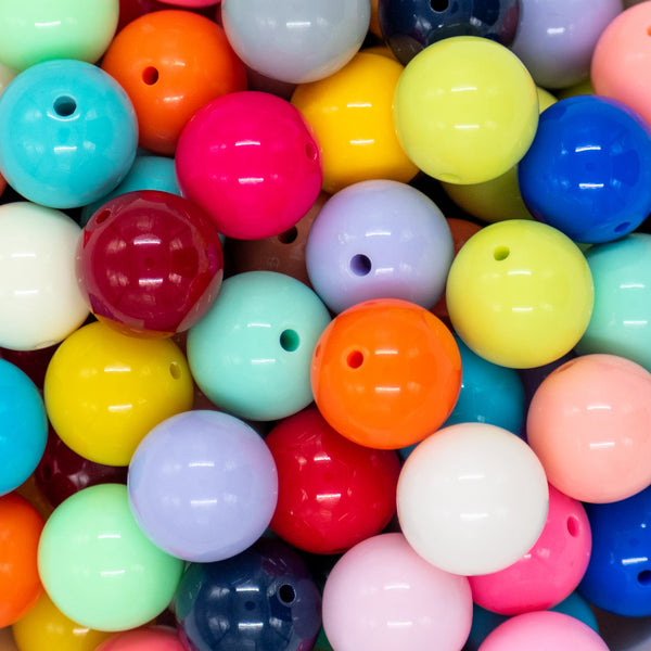 10mm Drawbench Acrylic Beads Round - Turquoise Blue 10mm Drawbench Acrylic Beads Round - Turquoise Blue