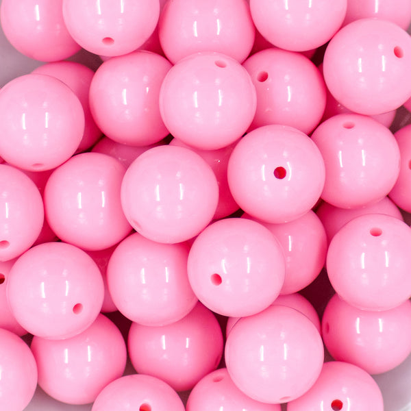 20MM Punch Pink Solid Chunky Bubblegum Beads, Acrylic Gumball Beads in  Bulk, 20mm Bubble Gum Beads, 20mm Shiny Chunky Beads 