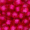 close up of a pile of 20mm Pink Transparent Pumpkin Shaped Bubblegum Beads