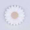 30mm Silicone Daisy Focal Beads