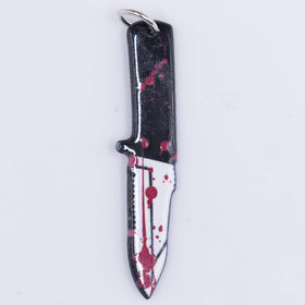 Bloody Knife Resin charm 45mm x 9mm