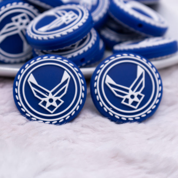 Air Force Logo Silicone Focal Bead Accessory
