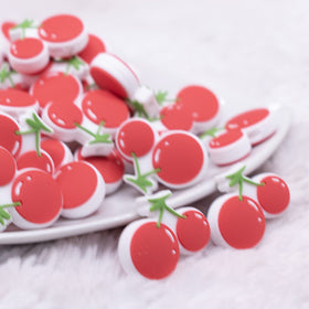 Cherry Silicone Focal Bead Accessory