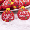 close up view of Christmas Ornament Silicone Focal Bead Accessory - 28mm x 24mm
