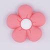 close up view of Coral Flower Silicone Focal Bead Accessory - 26mm x 26mm