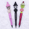 examples of pens with silicone cowboy hats top