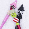 examples of pens with silicone cowboy hats red