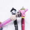 examples of pens with silicone cowboy hats pink