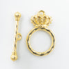 Top view of a Gold Crown Toggle [5 Count]