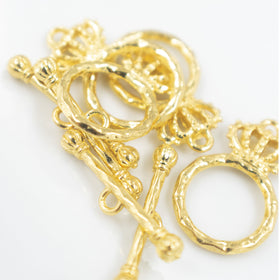 Gold Crown Toggle - 5 Count
