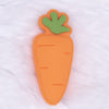 macro view of a Carrot Silicone Focal Bead Accessory