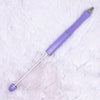 Top view of a pastel purple DIY Beadable Pens - Metal