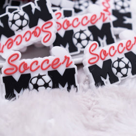 Soccer Mom Silicone Focal Bead Accessory