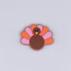 top view of a pile of Turkey Silicone Focal Bead Accessory - 29mm x 20mm