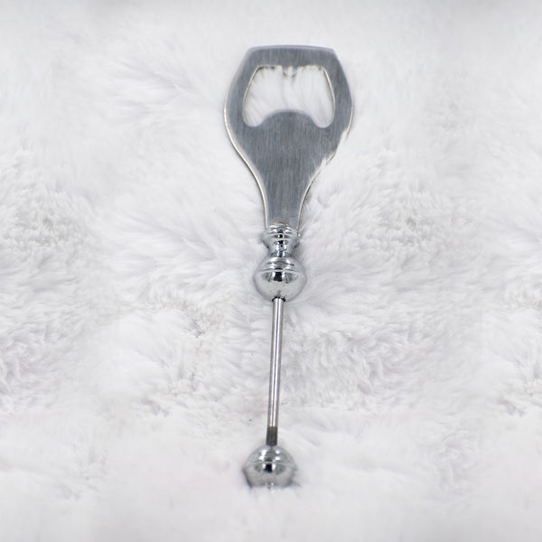 Top view of a Beadable Bottle Opener [1 & 5 Count]