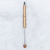 top view of a DIY Beadable Metal Everlasting Pencils champagne gold
