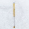 top view of a DIY Beadable Metal Everlasting Pencils chrome gold