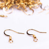 Front view of a pile of Gold French Earring Hooks [10 Count]