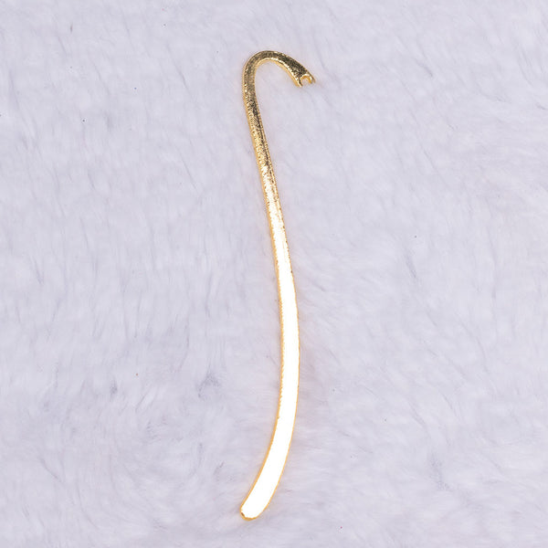 Top view of a Gold Beadable Book Mark