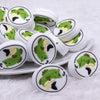 close up view of Fish Silicone Focal Bead Accessory - 32mm x 26mm