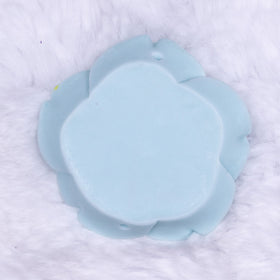 42mm Ice Blue Acrylic Rose Flower focal pendant