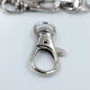 Close up view of Swivel Lanyard Lobster Clasp - Silver