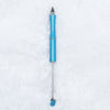 top view of a DIY Beadable Metal Everlasting Pencils light blue