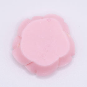 42mm Light Pink Acrylic Rose Flower focal pendant