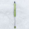 top view of a DIY Beadable Metal Everlasting Pencils lime green