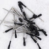 Top view of a pile of Refillable Ink for METAL Beadable Pens - Black