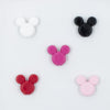Top view of a mix of Chunky Acrylic Mouse Beads 34*37mm- [Set of 2]
