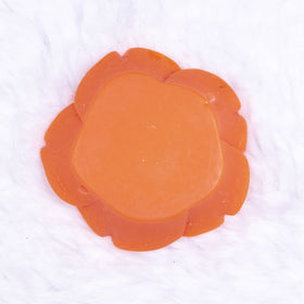 42mm Orange Acrylic Rose Flower focal Bead