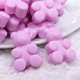 Pink Bear Silicone Focal Bead Accessory - 21mm x 29mm