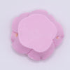 Back view of a 42mm Pink Acrylic Rose Flower focal pendant