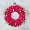 Top view of a Donut Enamel Pendant 41mm