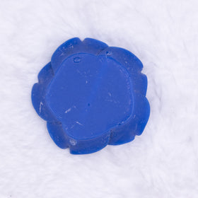 42mm Royal Blue Acrylic Rose Flower focal