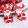 front view of Santa Silicone Focal Bead Accessory - 32mm x 29mm