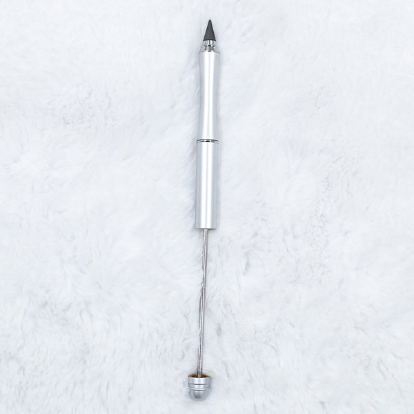 DIY Beadable Metal Everlasting Pencils Silver